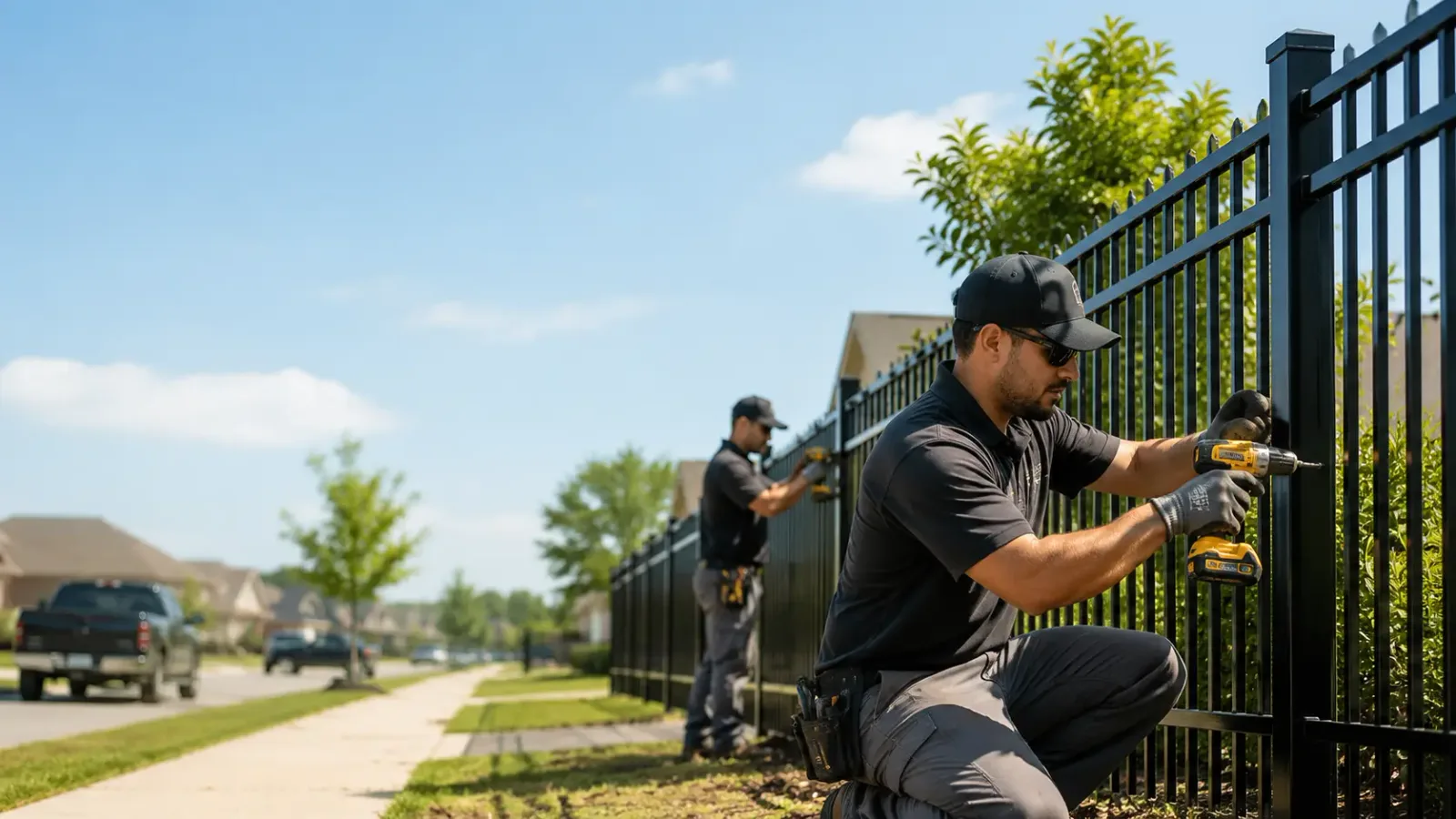 Metal Fence Installation in Premont, TX